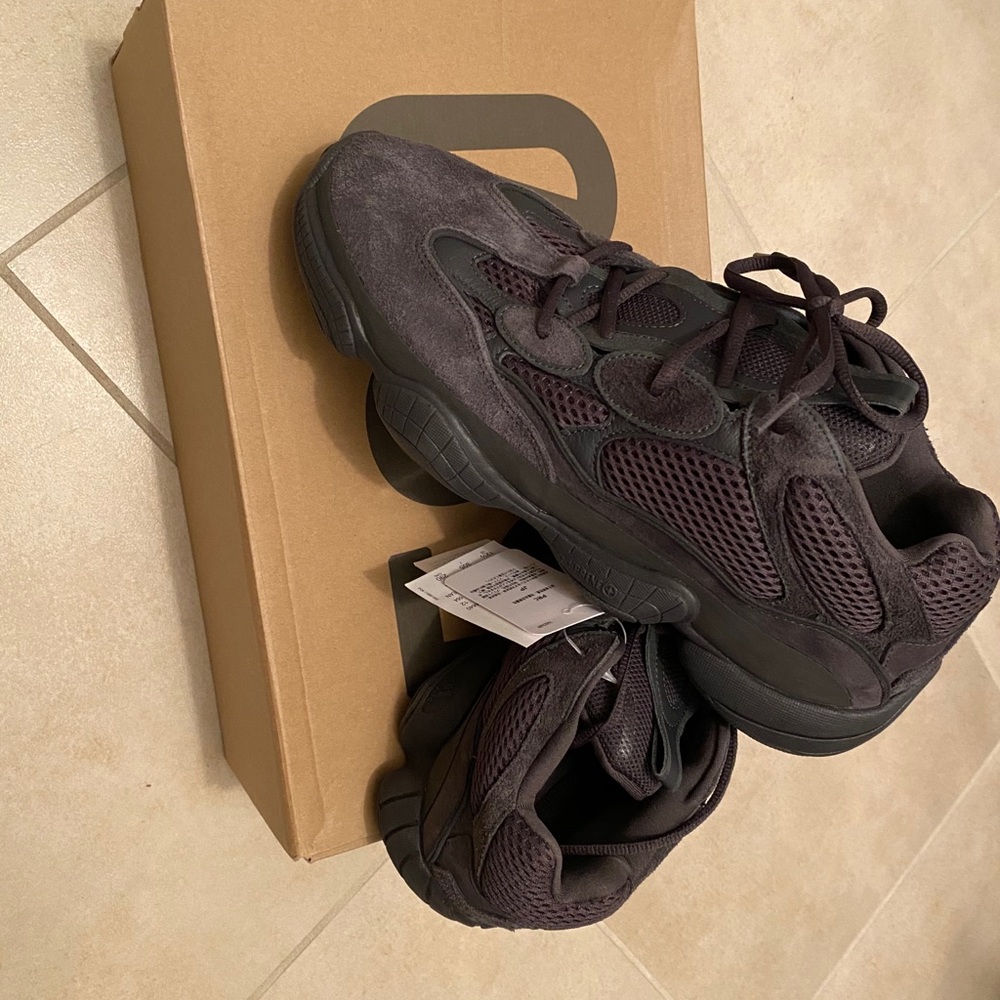 Yeezy 500 utility black size 12.5 new in box